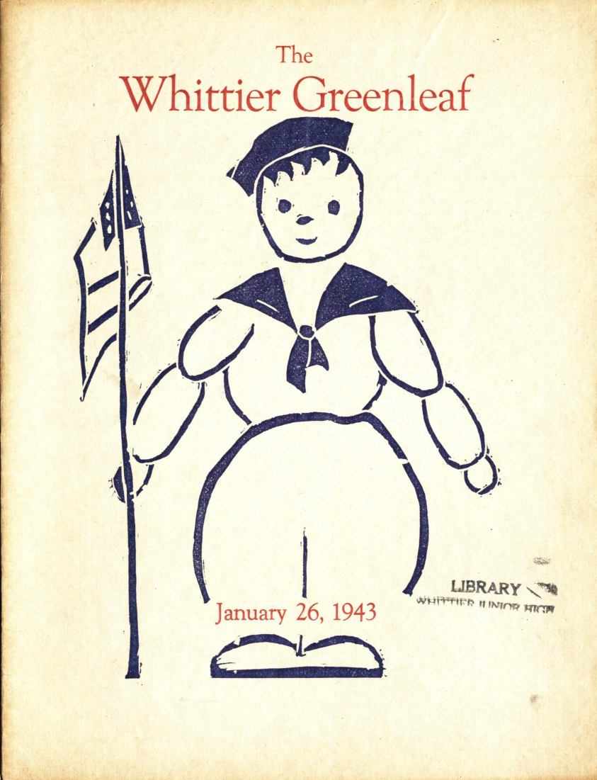 1943 Whittier Junior High Yearbook